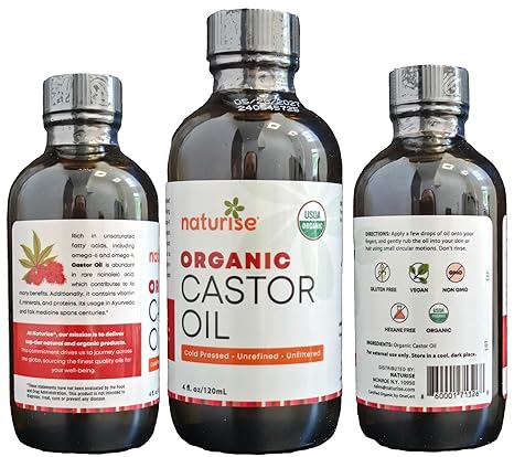 Organic Cold Pressed Castor Oil
