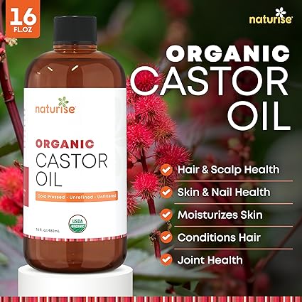 Organic Cold Pressed Castor Oil
