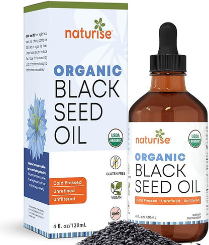 Organic Cold Pressed Black Cumin Seed Oil