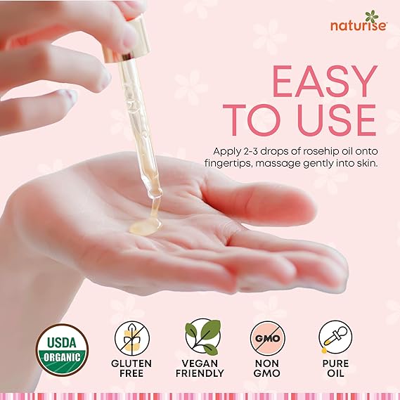 Organic Cold Pressed Rose Hip Oil