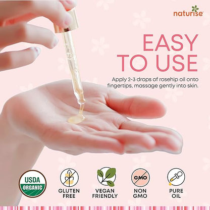 Organic Cold Pressed Rose Hip Oil