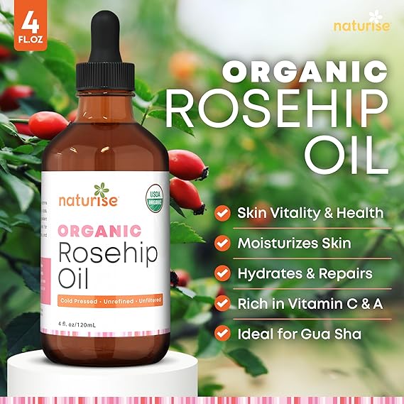 Organic Cold Pressed Rose Hip Oil