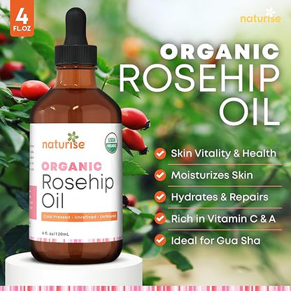 Organic Cold Pressed Rose Hip Oil