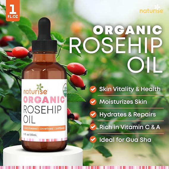Organic Cold Pressed Rose Hip Oil