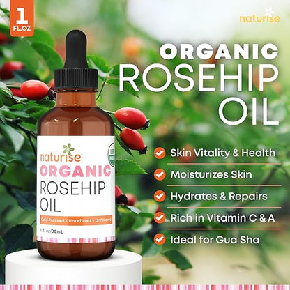 Organic Cold Pressed Rose Hip Oil