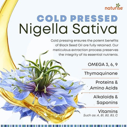 Organic Cold Pressed Black Cumin Seed Oil