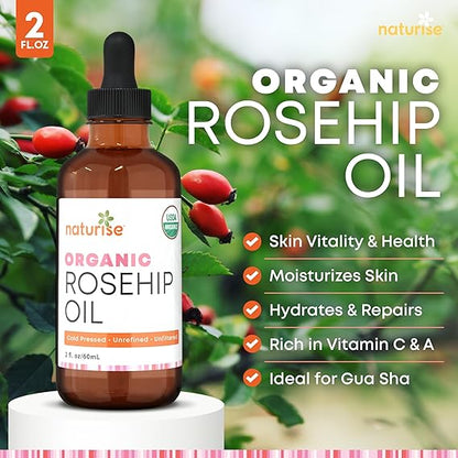 Organic Cold Pressed Rose Hip Oil