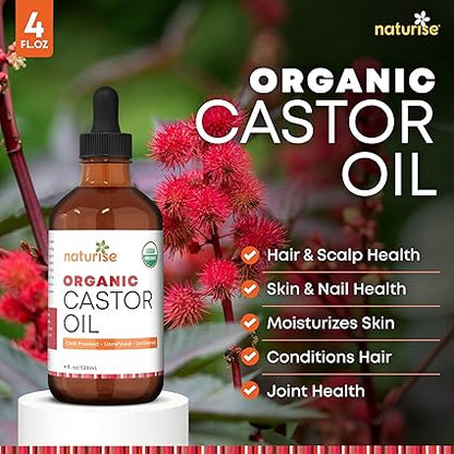 Organic Cold Pressed Castor Oil